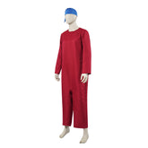 Snow White (2025) Dwarf Red Jumpsuit Blue Hat Outfits Cosplay Costume